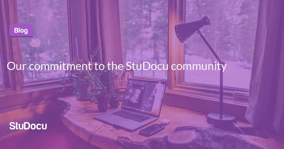 Read more about the article Our commitment to the StuDocu community