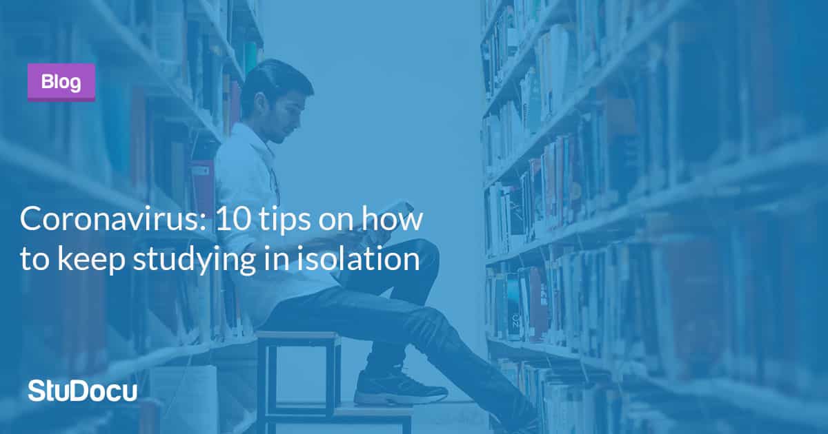 Read more about the article Coronavirus: 10 tips on how to keep studying in isolation
