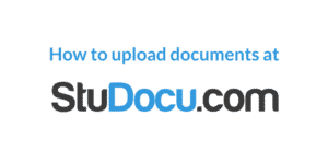 Read more about the article How to Upload your Documents on StuDocu