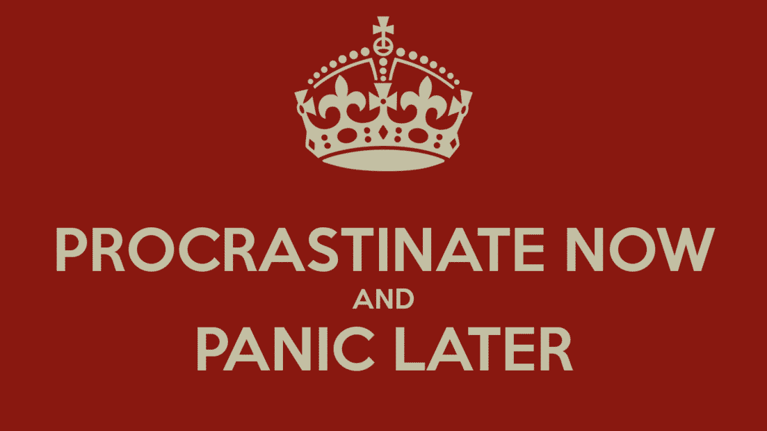 Read more about the article Procrastination – the art of the last minute