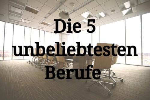 Read more about the article Die 5 unbeliebtesten Berufe Deutschlands
